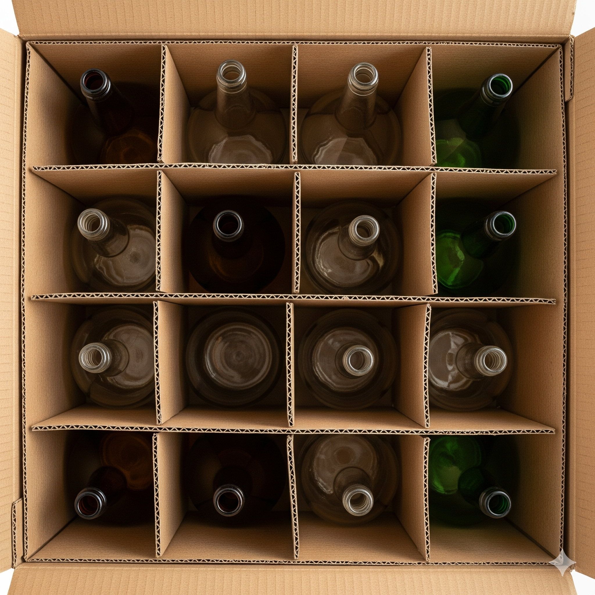 Integral Divider Container